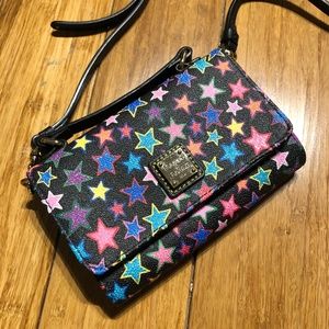 Clutch wallet with detachable crossbody strap NWOT